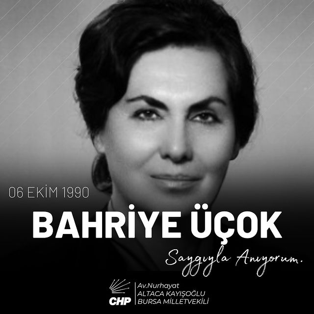 Prof. Dr. Bahriye Üçok: Türkiye'nin Demokrasi Mücadelesinin Sembol İsimlerinden Biriydi