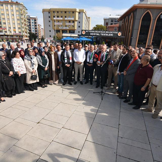 Afyonkarahisar'da Gazze'ye Destek Amacıyla Dayanışma Programı Gerçekleştirildi