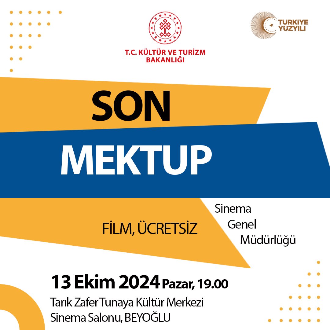 Sinema Etkinliği: Son Mektup