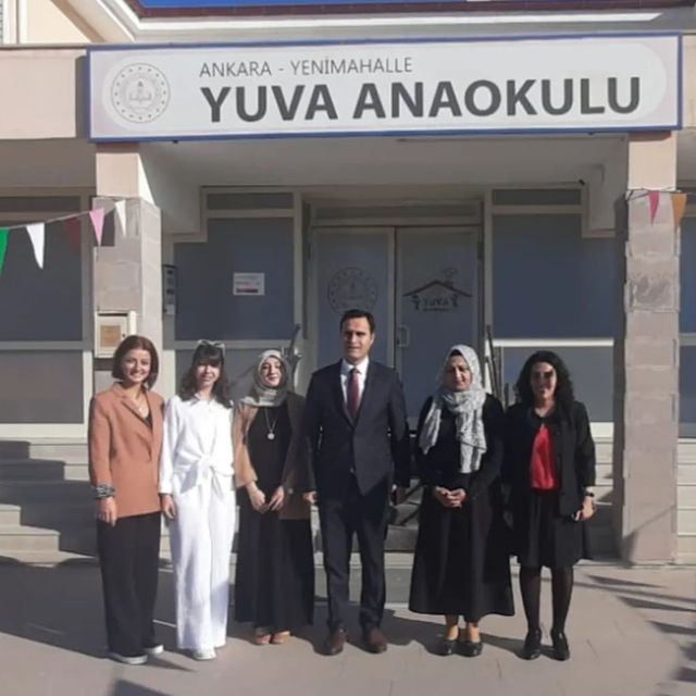 Yenimahalle İlçe Millî Eğitim Müdürü, Yuva Anaokulu'nu Ziyaret Etti