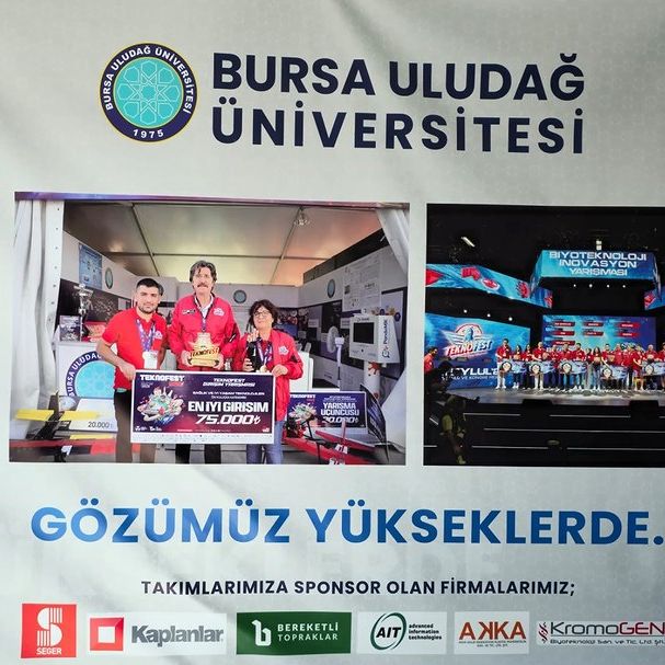 Uludağ Üniversitesi Teknofest Yarışmasında Ödül Aldı