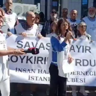 İnsan Hakları Derneği İstanbul Şubesi, Savaş ve Soykırıma Karşı Dünya Halklarının Harekete Geçmesini İstedi