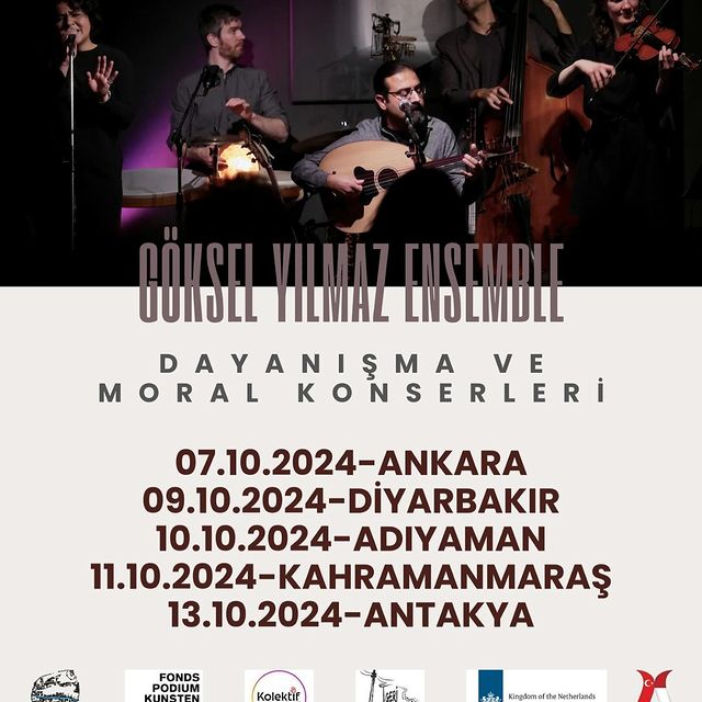 Göksel Yılmaz Ensemble, Depremzedelere Destek Konserleri Verecek