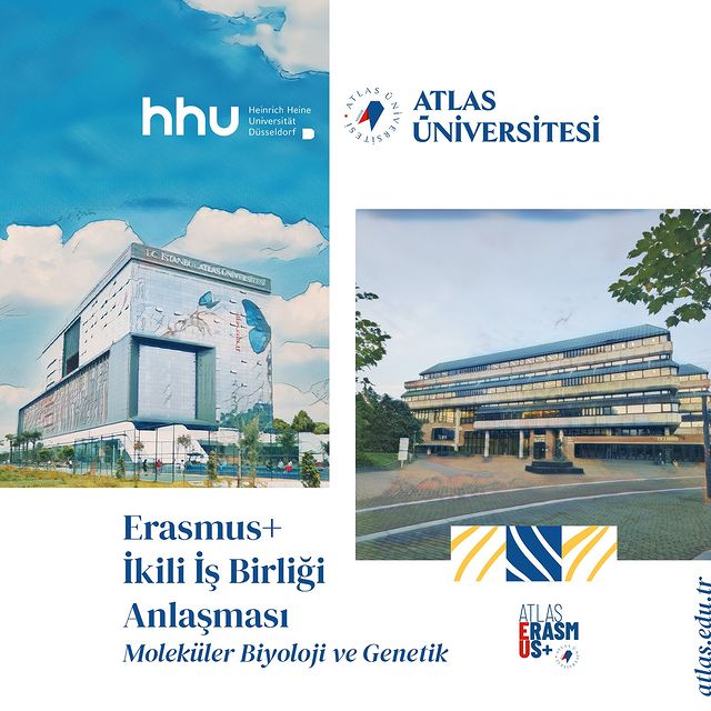 Atlas Üniversitesi, Almanya'daki Heinrich Heine University Düsseldorf Üniversitesi ile Erasmus+ Anlaşması İmzaladı