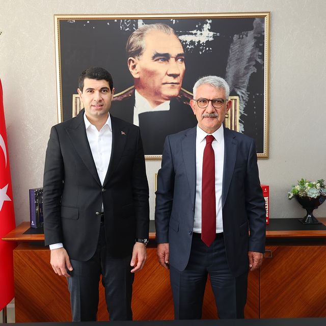 İstanbul Ağaç ve Peyzaj A.Ş. Genel Müdürü Ali Sukas, Avcılar Belediye Başkanı Utku Caner Çaykara'yı Ziyaret Etti