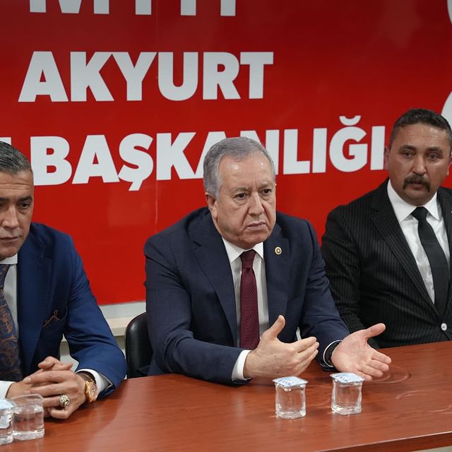 MHP Genel Başkan Yardımcısı Sadir Durmaz, Akyurt İlçe Başkanlığı'nı Ziyaret Etti