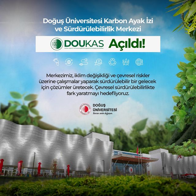 Doğuş Üniversitesi, Karbon Ayak İzi ve Sürdürülebilirlik Merkezi'ni Açtı