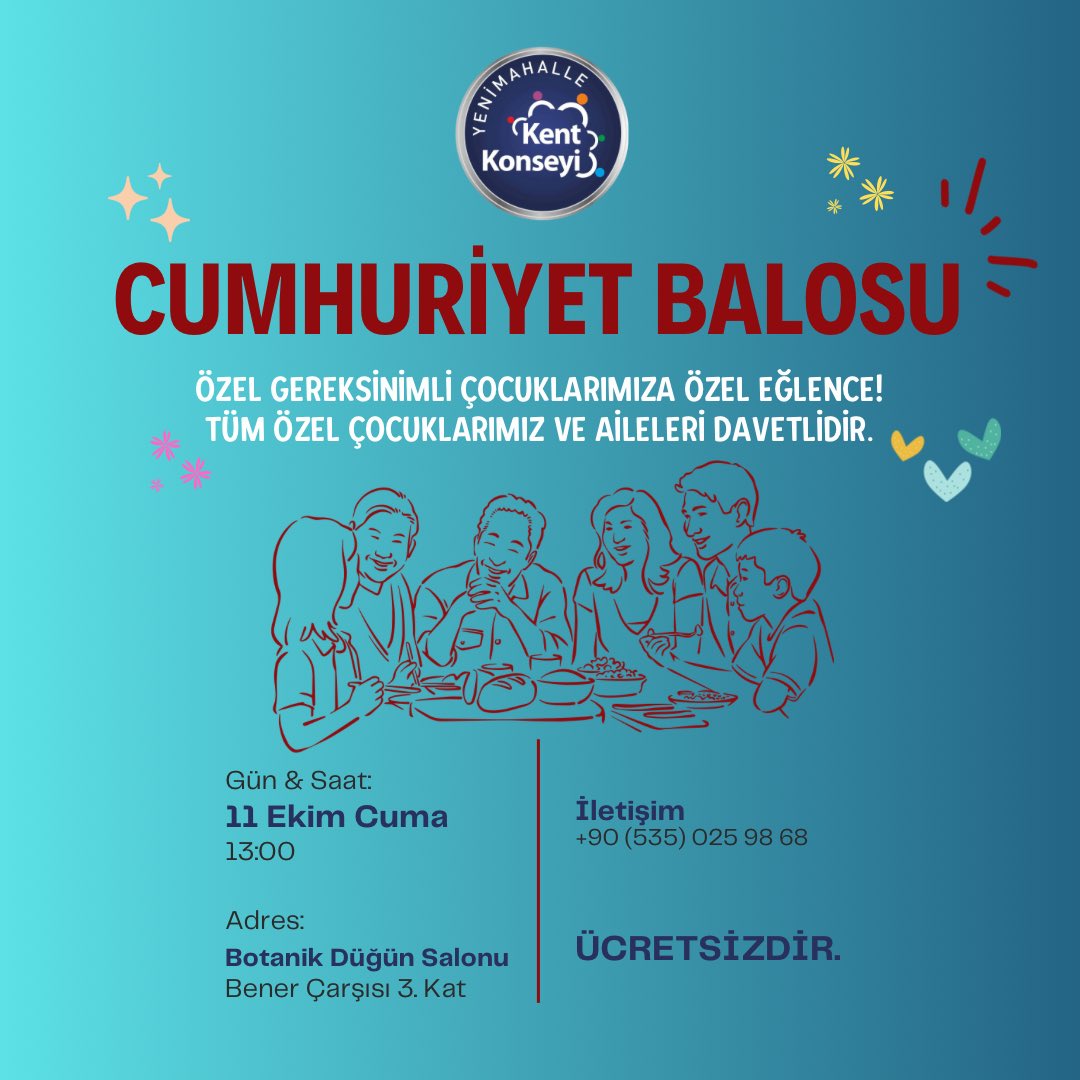 Cumhuriyetimizin 101. Yılında Özel Gereksinimli Çocuklar İçin Etkinlik