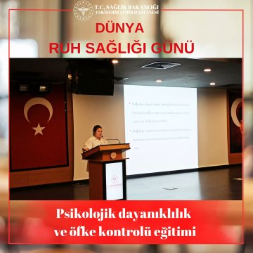 Eskişehir Şehir Hastanesi Personeline Ruh Sağlığı Eğitimi