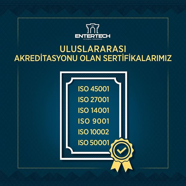 Entertech İstanbul Teknokent, Uluslararası Akreditasyonlarla Gurur Duyuyor