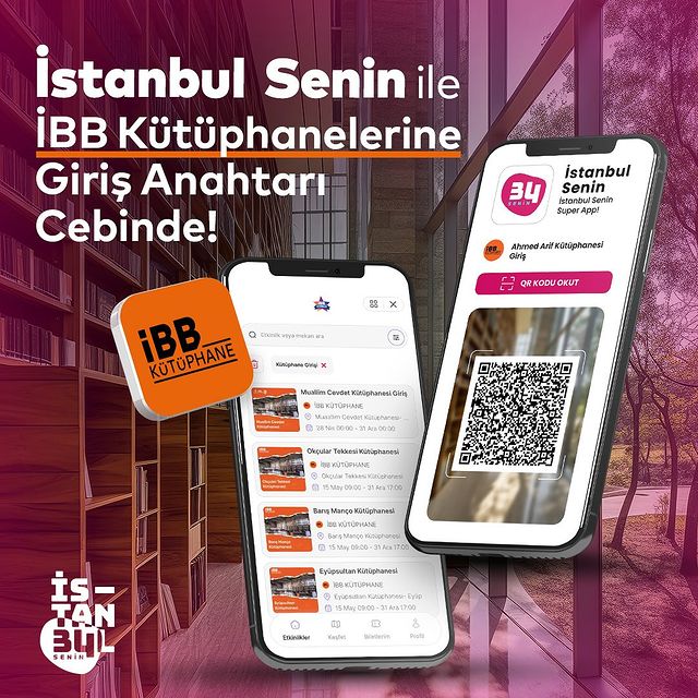 İBB Kütüphaneleri, İstanbul Senin Uygulaması İle Daha Erişilebilir Hale Geliyor