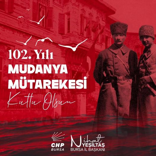 Mudanya Mütarekesi'nin 102. Yıl Dönümü Kutlanıyor