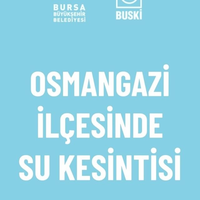 Su Kesintisi Duyurusu