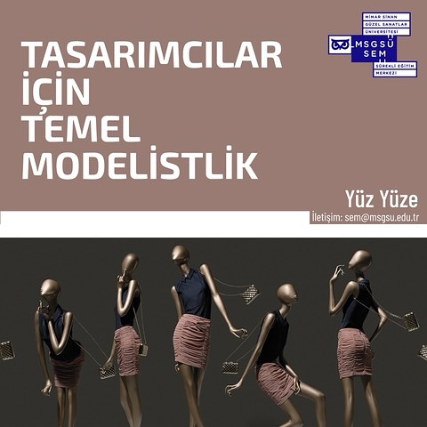 Sürekli Eğitim Merkezi Moda ve Tasarım Alanında Yeni Bir Eğitim Programı Sunuyor