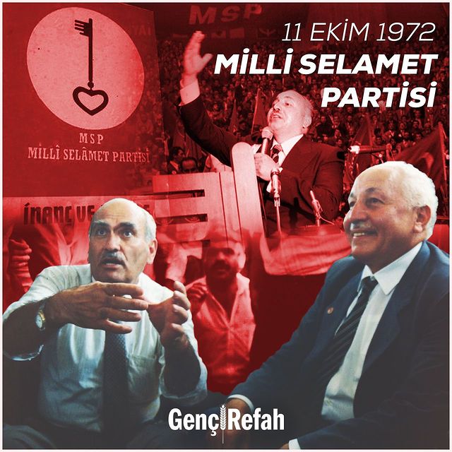 Yeniden Refah Partisi, Milli Selamet Partisi'nin Kuruluş Yıl Dönümünü Kutladı