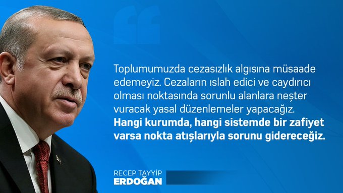 Cezaların İşlevselliği Üzerine Cumhurbaşkanı Erdoğan'dan Önemli Açıklamalar