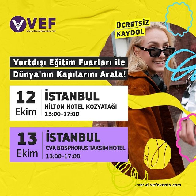 Boğaziçi Üniversitesi İşletme ve Ekonomi Kulübü, VEF Yurt Dışı Eğitim Fuarı Düzenliyor