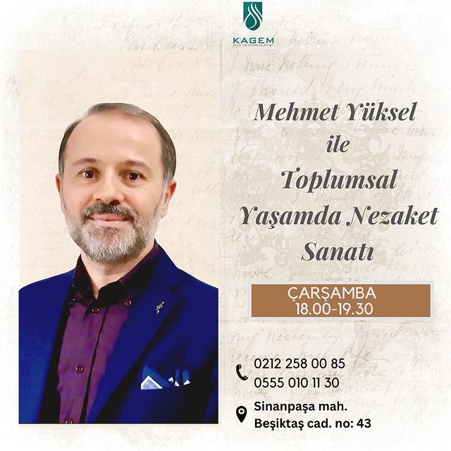 Toplumsal Yaşamda Nezaket Sanatı Seminerleri Başlıyor