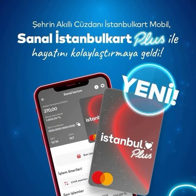 İstanbulkart Mobil ile Sanal İstanbulkart Plus Dönemi