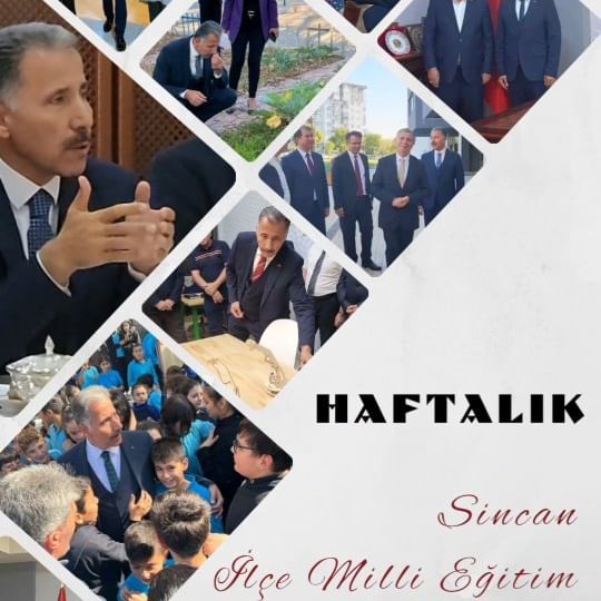 Sincan İlçe Milli Eğitim Müdürlüğü'nden Haftalık Video Yayını Duyurusu