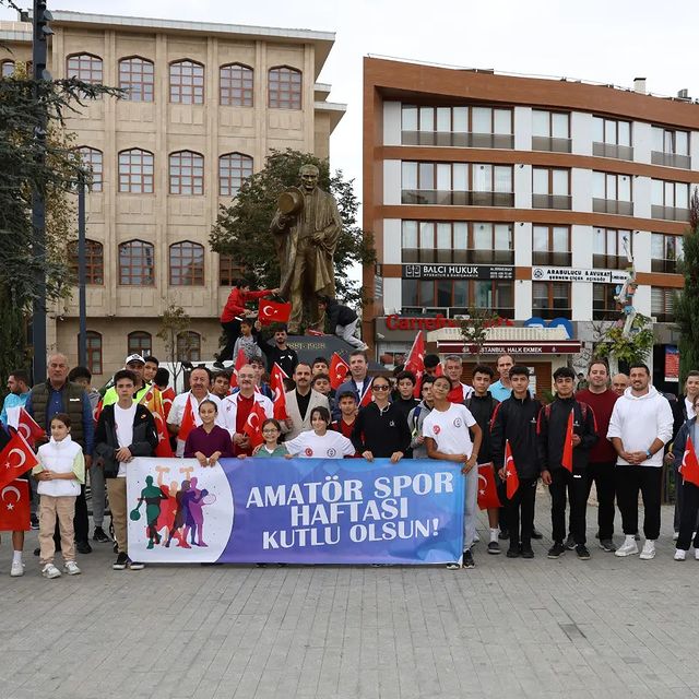 Kaymakam Erdoğan Turan Ermiş Amatör Spor Haftası'nı Kutladı