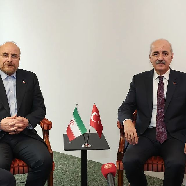 AK Parti Milletvekili Numan Kurtulmuş, İran İslami Şura Meclisi Başkanı ile Görüşme Yaptı