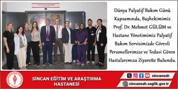 Dünya Palyatif Bakım Günü Kutlamaları