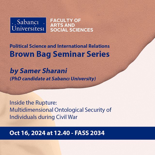 Sabancı Üniversitesi'nde Brown Bag Semineri Gerçekleşti