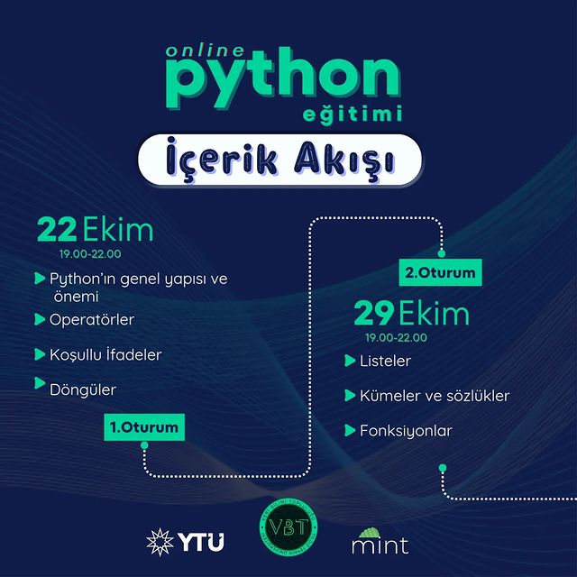 Python Eğitimi ile Veri Bilimi Topluluğu Sizleri Bilgilendiriyor