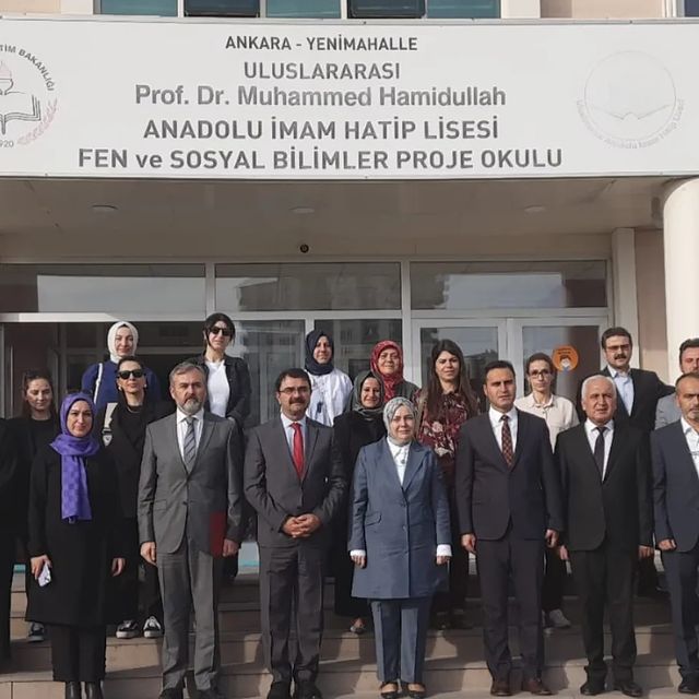 Uluslararası Prof. Dr. Muhammed Hamidullah Anadolu İmam Hatip Lisesi yöneticileri, öğretmenleri ve öğrencileriyle buluştu