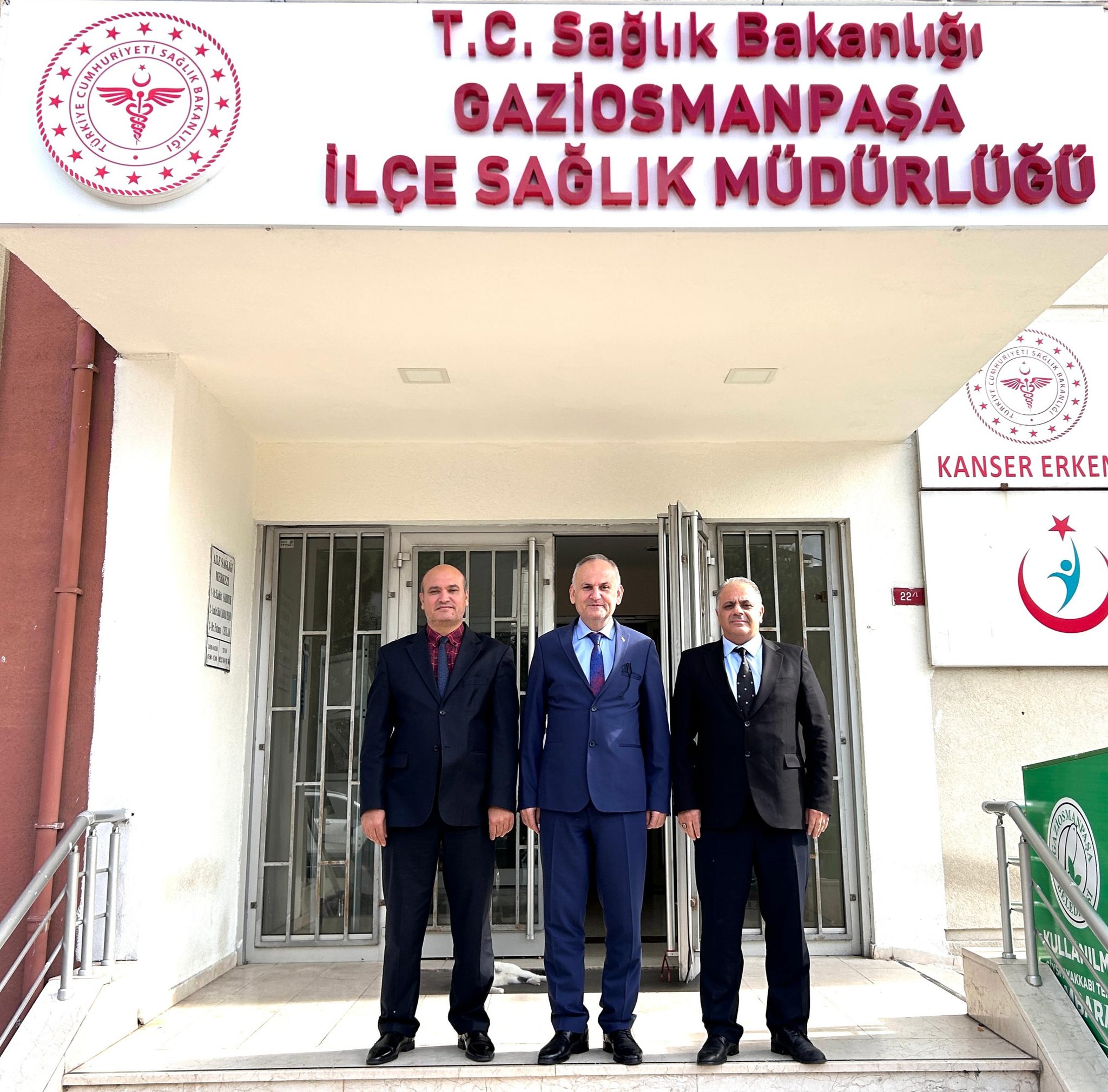 Kaymakam İskender Yönden, İlçe Sağlık Müdürünü Ziyaret Etti