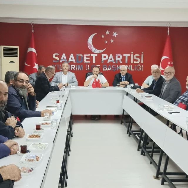 Saadet Partisi Yıldırım İlçesi Yönetim Kurulu Toplantısında Bir Araya Geldi