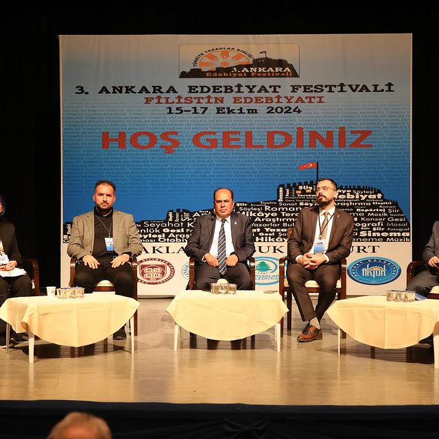 3. Ankara Edebiyat Festivali'nde Filistin Edebiyatı Programı Düzenlendi