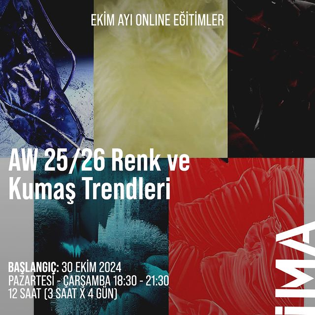 İstanbul Moda Akademisi, AW 25/26 Sezonuna Yönelik Online Eğitim Programı Düzenliyor