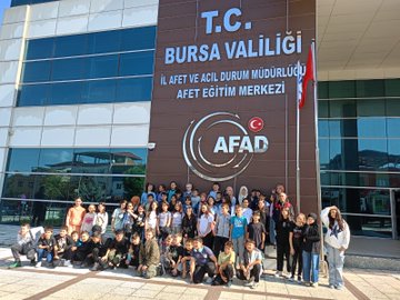 Bursa Afet Eğitim Merkezi'nden Öğrencilere Afet Bilinci Eğitimi