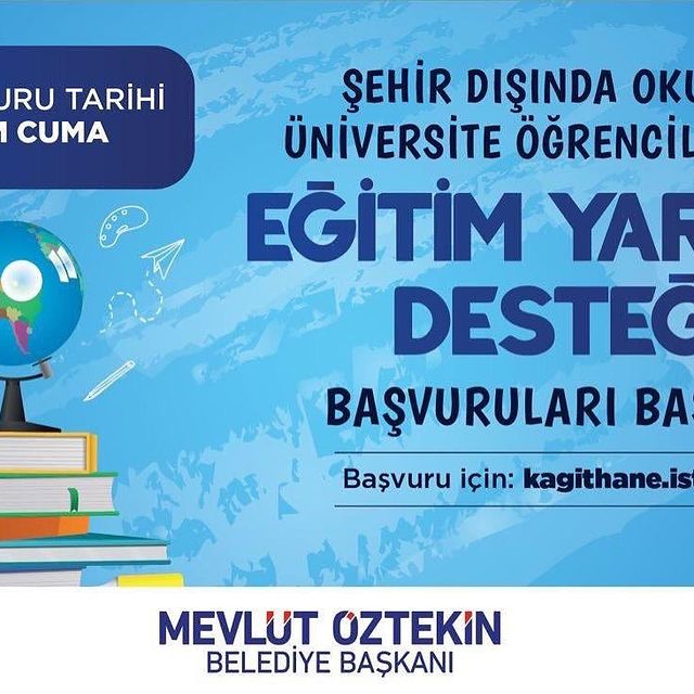 Kâğıthane’den Gençlere Eğitim Desteği Başvuruları Başladı