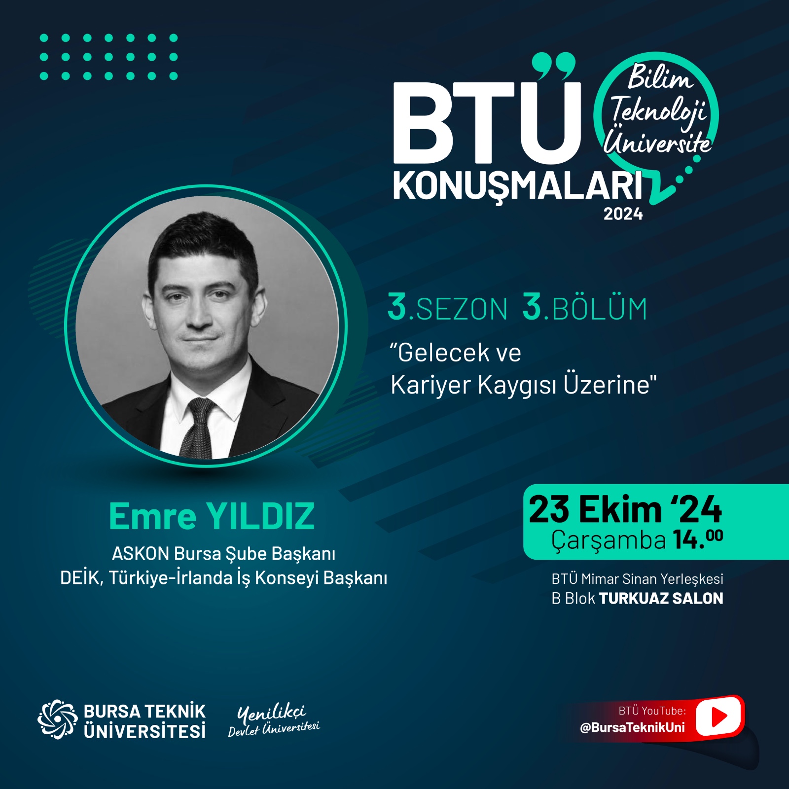 BTÜ Konuşmaları: Gelecek ve Kariyer Kaygısı Üzerine