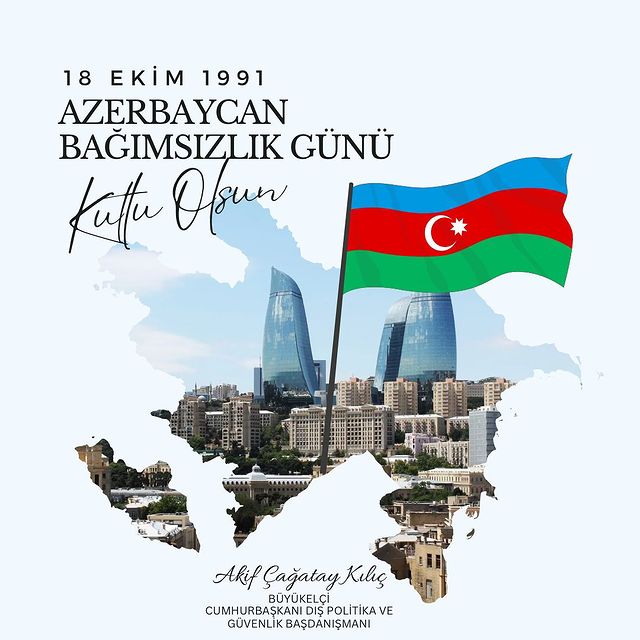 [Başlık] Azerbaycan’ın 18 Ekim Bağımsızlık Günü Kutlandı