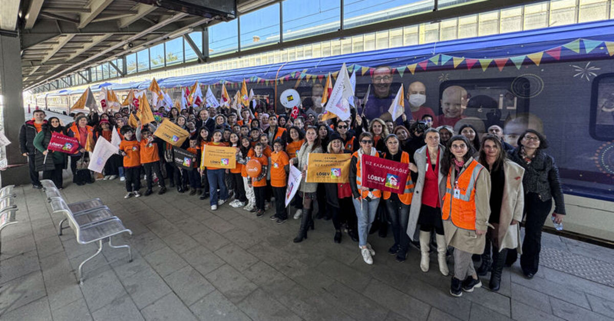 LÖSEV Sevgi Treni Ankaralı Çocuklarla Kayseri Yolunda