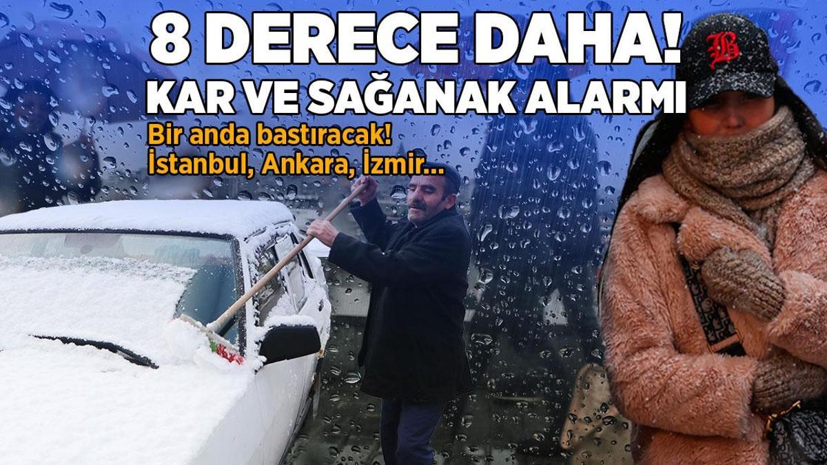 Türkiye'de Sıcaklıklar 8 Derece Düşüyor: Meteorolojiden Uyarı