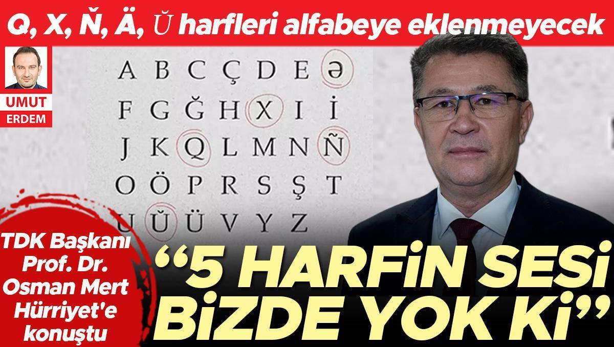 Türk Alfabesine Yeni Harfler Eklenmeyecek