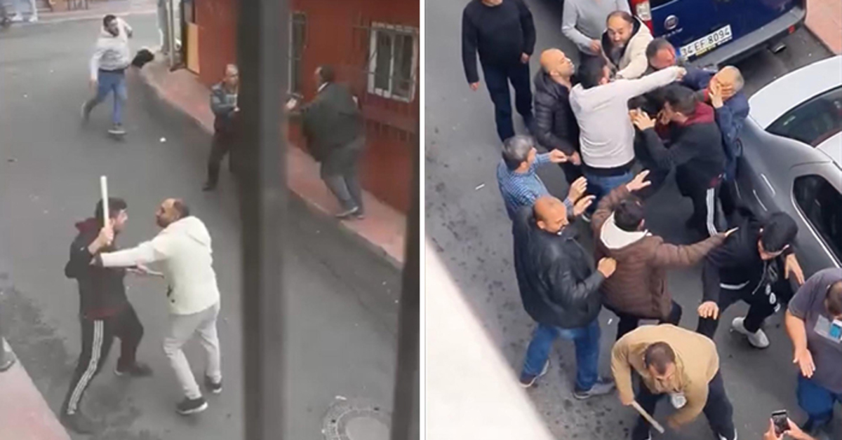 Beyoğlu ve Kasımpaşa'da Kavga Anları Kamerada