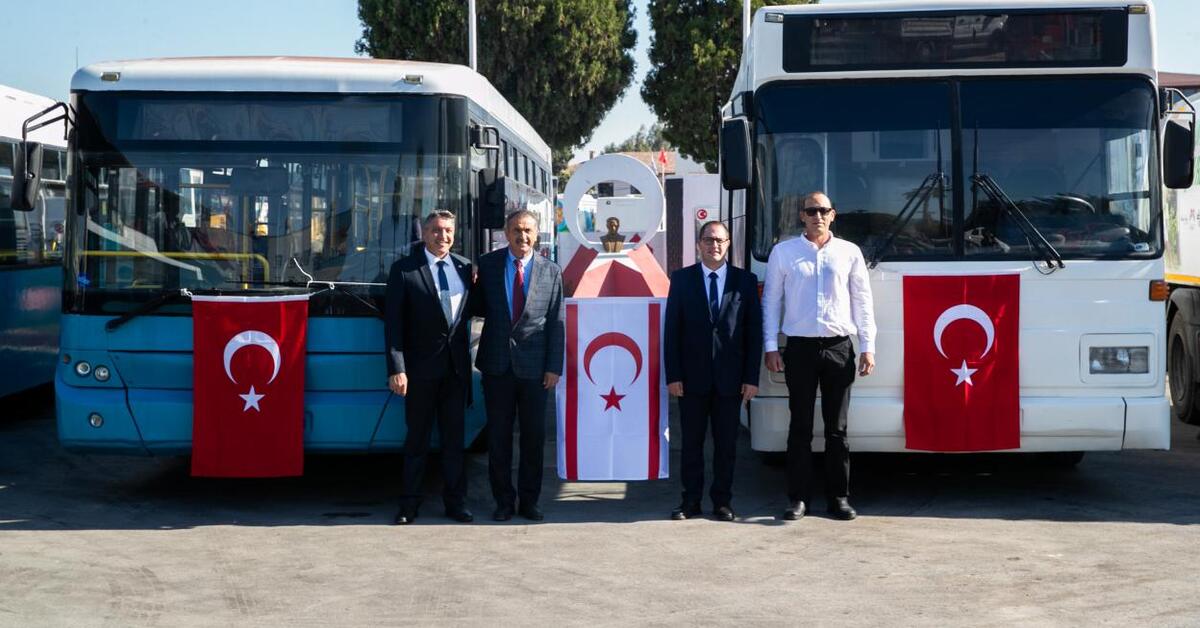 Mersin'den Gazimağusa'ya Araç Desteği