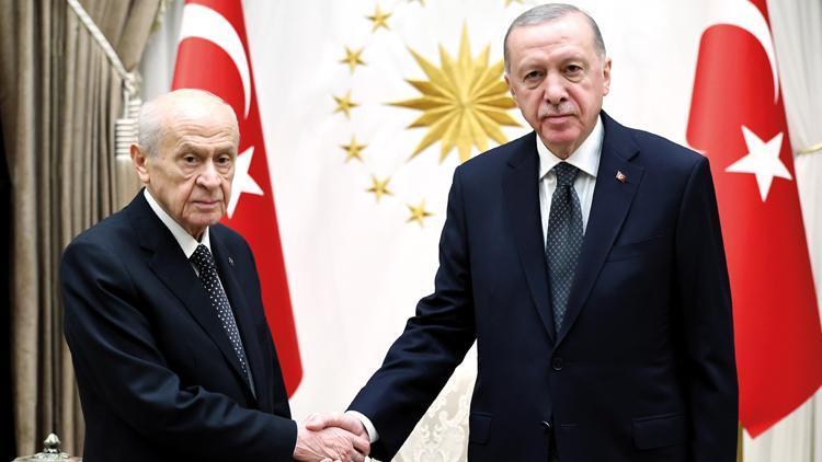 Erdoğan ve Bahçeli Beştepede Bir Araya Geldi