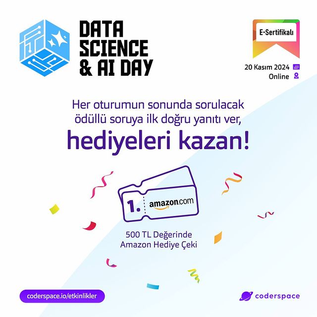 Katılımcılara Data Science & AI Day Etkinliğine Davet