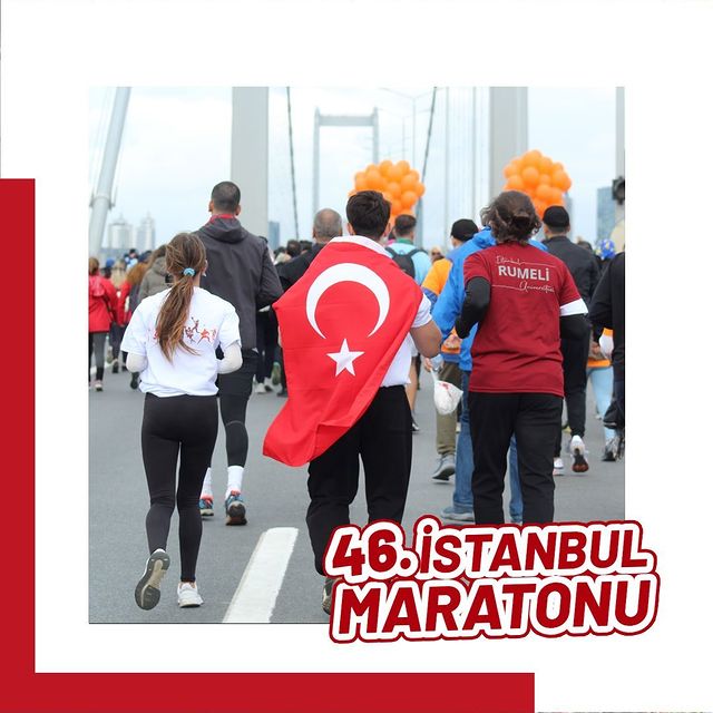 İstanbul Rumeli Üniversitesi İstanbul Maratonu'nda Yer Aldı