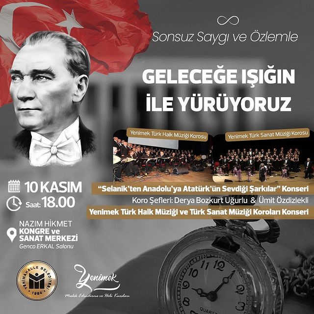 Gazi Mustafa Kemal Atatürk'ün Anma Programı Daveti