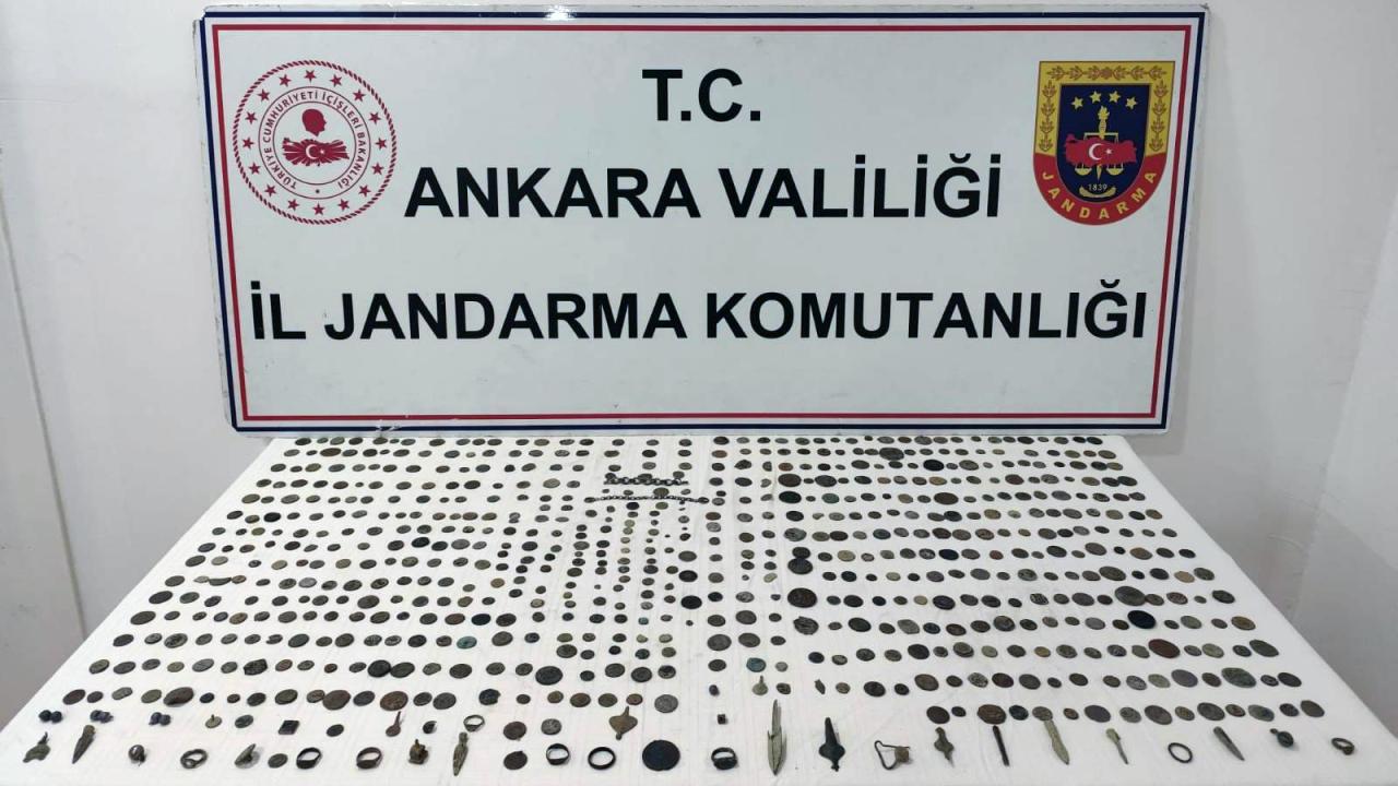 Ankara'da Tarihi Eser Kaçakçılığı Operasyonu: İki Şüpheli Yakalandı