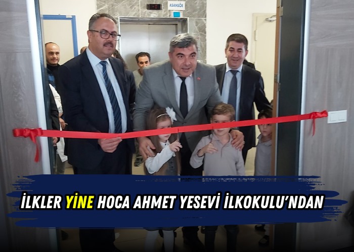 İLKLER YİNE HOCA AHMET YESEVİ İLKOKULUNDAN