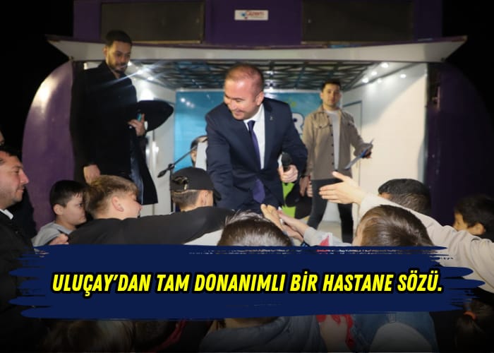 Başkan Uluçay’dan tam donanımlı devlet hastanesi sözü